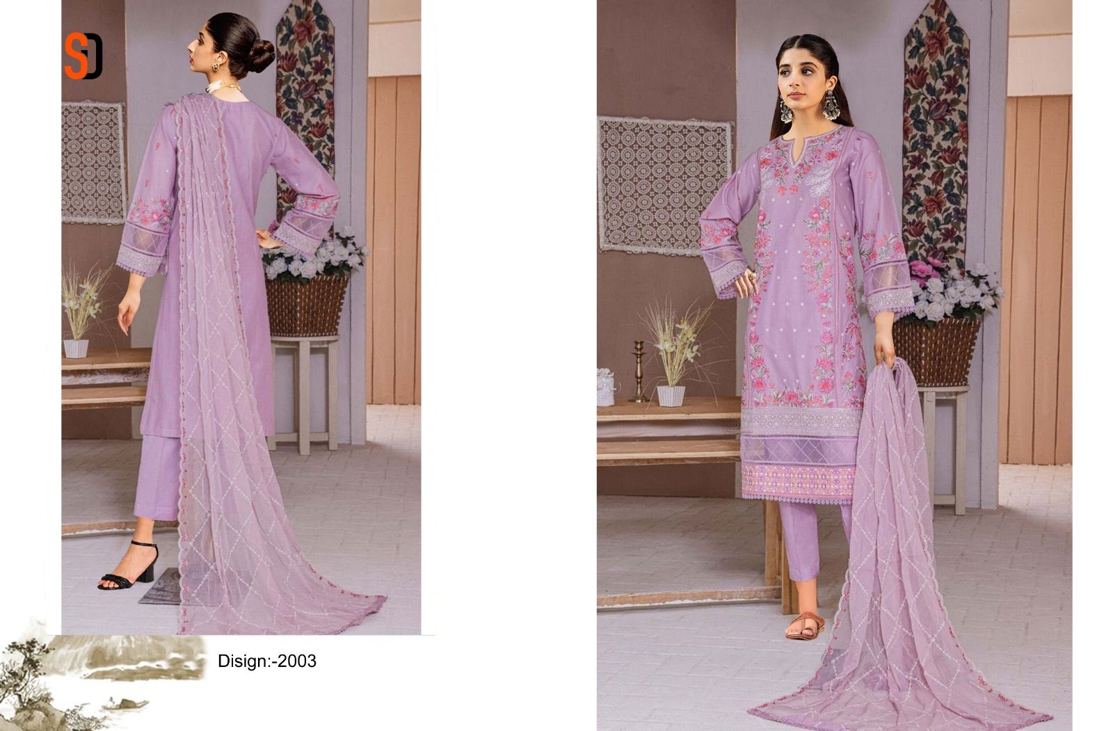 Shraddha Bin Saeed Dhagga Kari Collection Vol 2 Pakistani Suits Catalog
